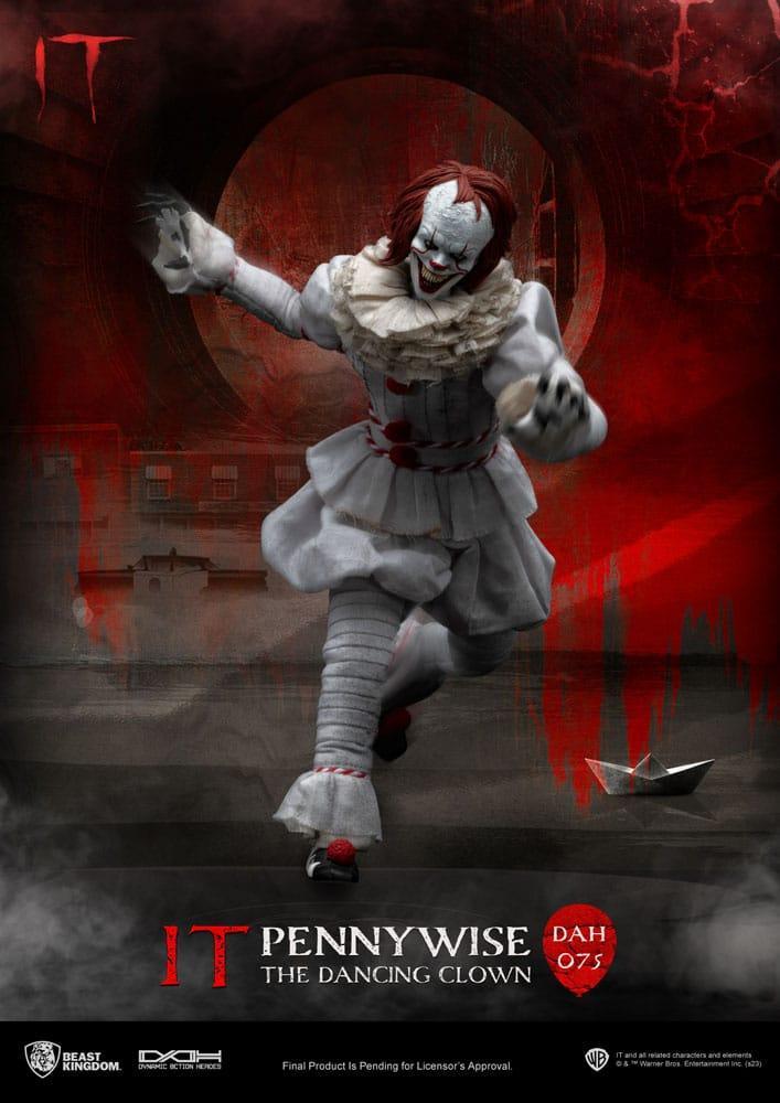 Stephen Kings It Dynamic 8ction Heroes Action Figur 1/9 Pennywise 21 cm Beast Kingdom Toys