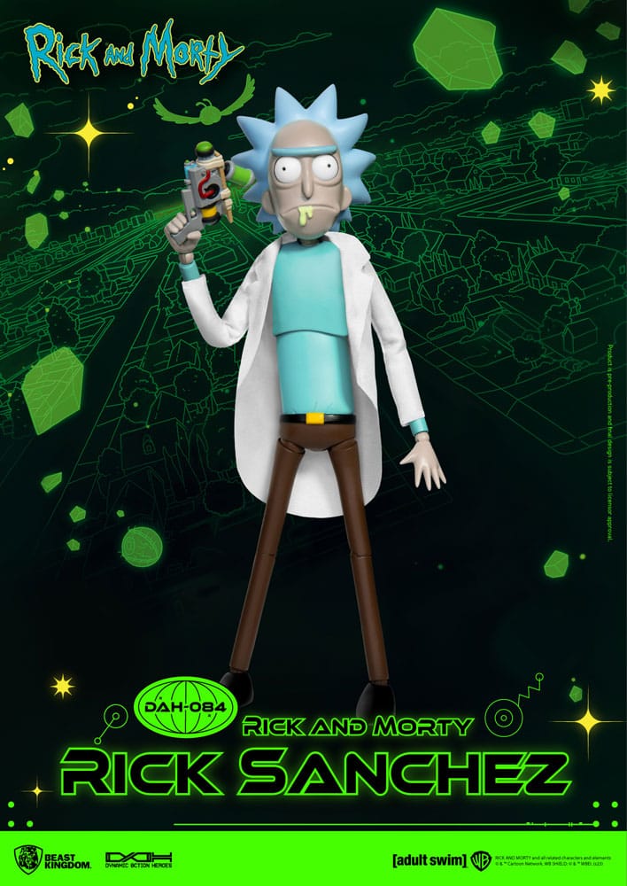 Rick and Morty Dynamic 8ction Heroes Actionfigur 1/9 Rick Sanchez 23 cm Beast Kingdom Toys