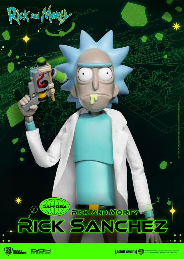 Rick and Morty Dynamic 8ction Heroes Actionfigur 1/9 Rick Sanchez 23 cm Beast Kingdom Toys