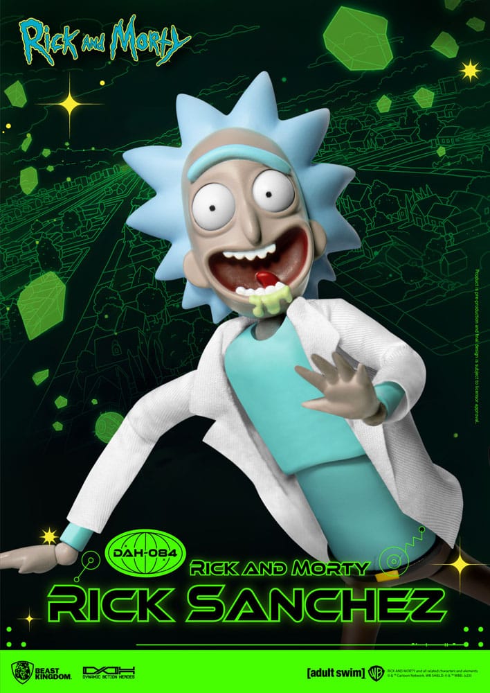 Rick and Morty Dynamic 8ction Heroes Actionfigur 1/9 Rick Sanchez 23 cm Beast Kingdom Toys