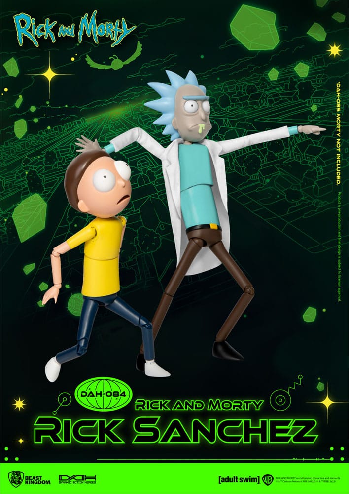 Rick and Morty Dynamic 8ction Heroes Actionfigur 1/9 Rick Sanchez 23 cm Beast Kingdom Toys