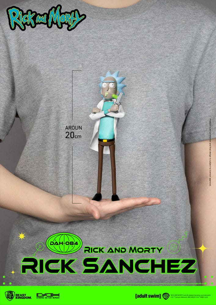 Rick and Morty Dynamic 8ction Heroes Actionfigur 1/9 Rick Sanchez 23 cm Beast Kingdom Toys