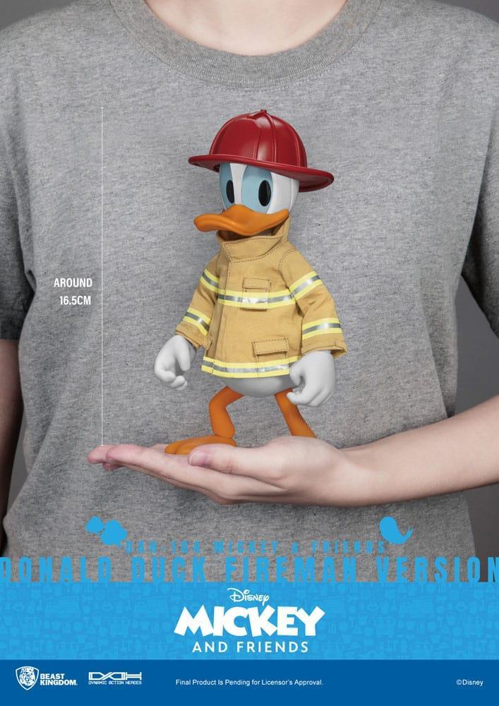 Mickey & Friends Dynamic 8ction Heroes Action Figur 1/9 Donald Duck Brandman Ver. 24 cm Beast Kingdom Toys