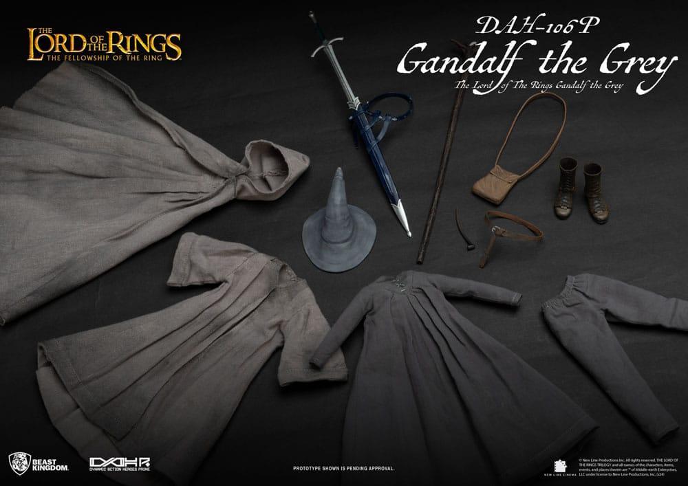 Lord of the Rings Dynamic 8ction Heroes Action Figur 1/9 Gandalf the Grey 21 cm Beast Kingdom Toys