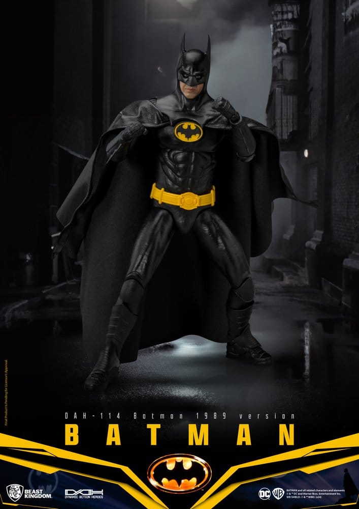 DC Comics Dynamic 8ction Heroes Action Figure Batman 1989 Standard Version 21 cm