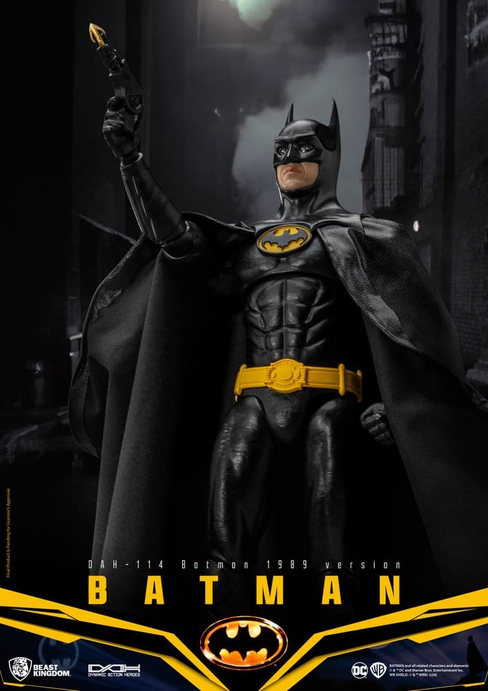 DC Comics Dynamic 8ction Heroes Action Figure Batman 1989 Standard Version 21 cm