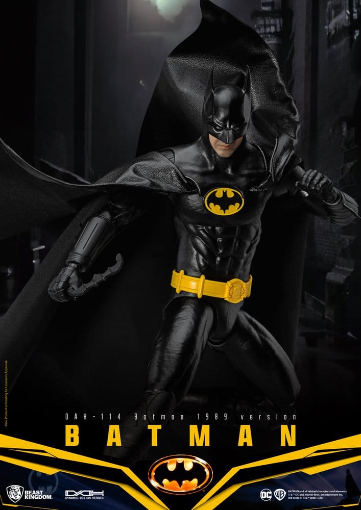 DC Comics Dynamic 8ction Heroes Action Figure Batman 1989 Standard Version 21 cm