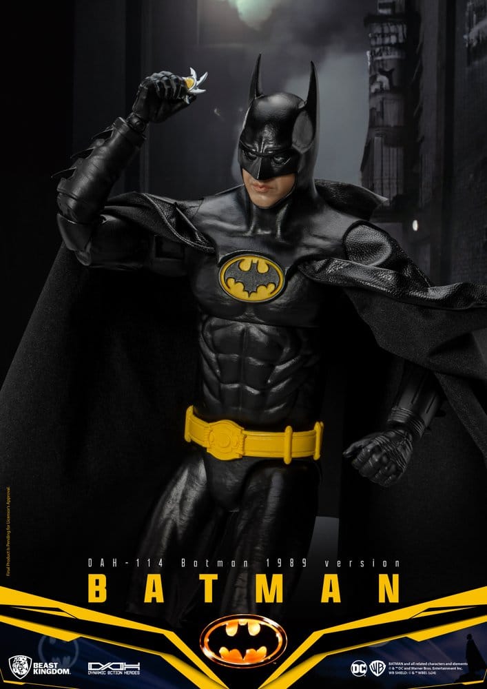 DC Comics Dynamic 8ction Heroes Action Figure Batman 1989 Standard Version 21 cm