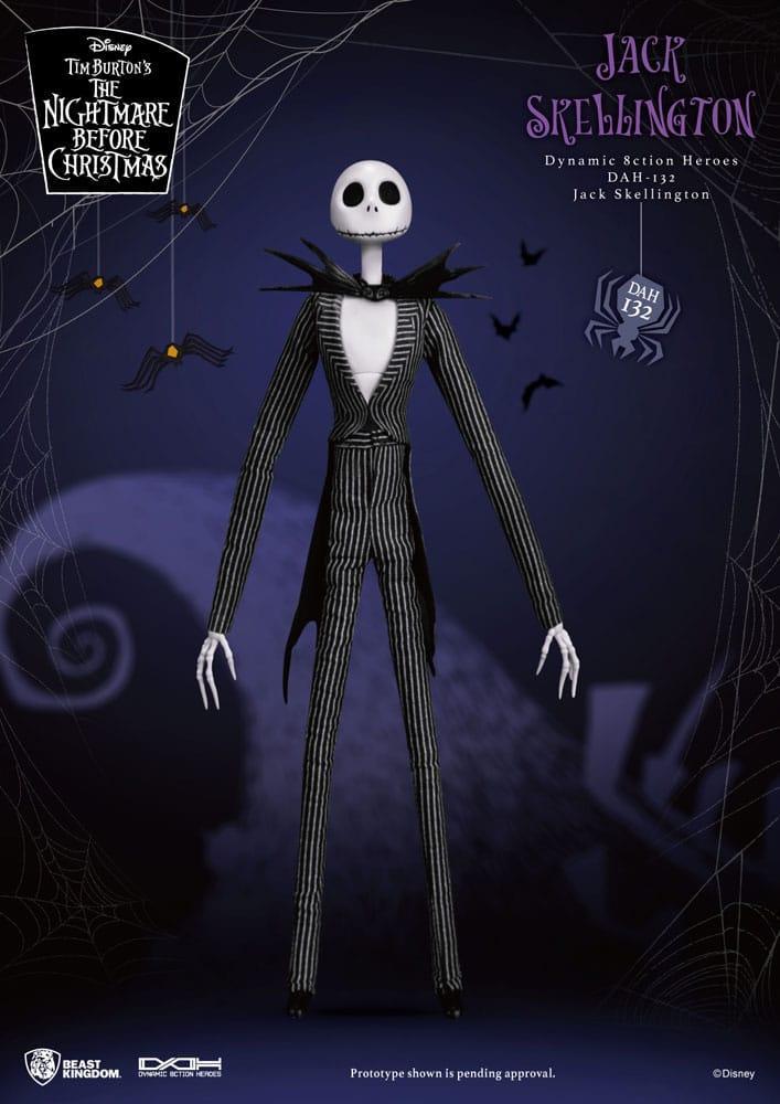 Nightmare Before Christmas Jack Skellington Dynamic 8ction Heroes Figur Beast Kingdom Toys