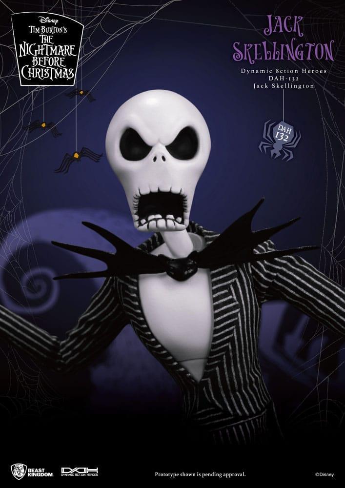 Nightmare Before Christmas Jack Skellington Dynamic 8ction Heroes Figur Beast Kingdom Toys