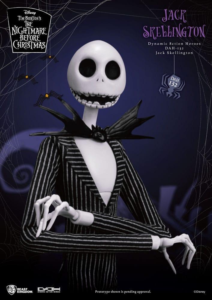 Nightmare Before Christmas Jack Skellington Dynamic 8ction Heroes Figur Beast Kingdom Toys