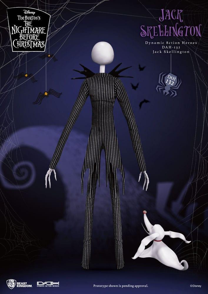 Nightmare Before Christmas Jack Skellington Dynamic 8ction Heroes Figur Beast Kingdom Toys