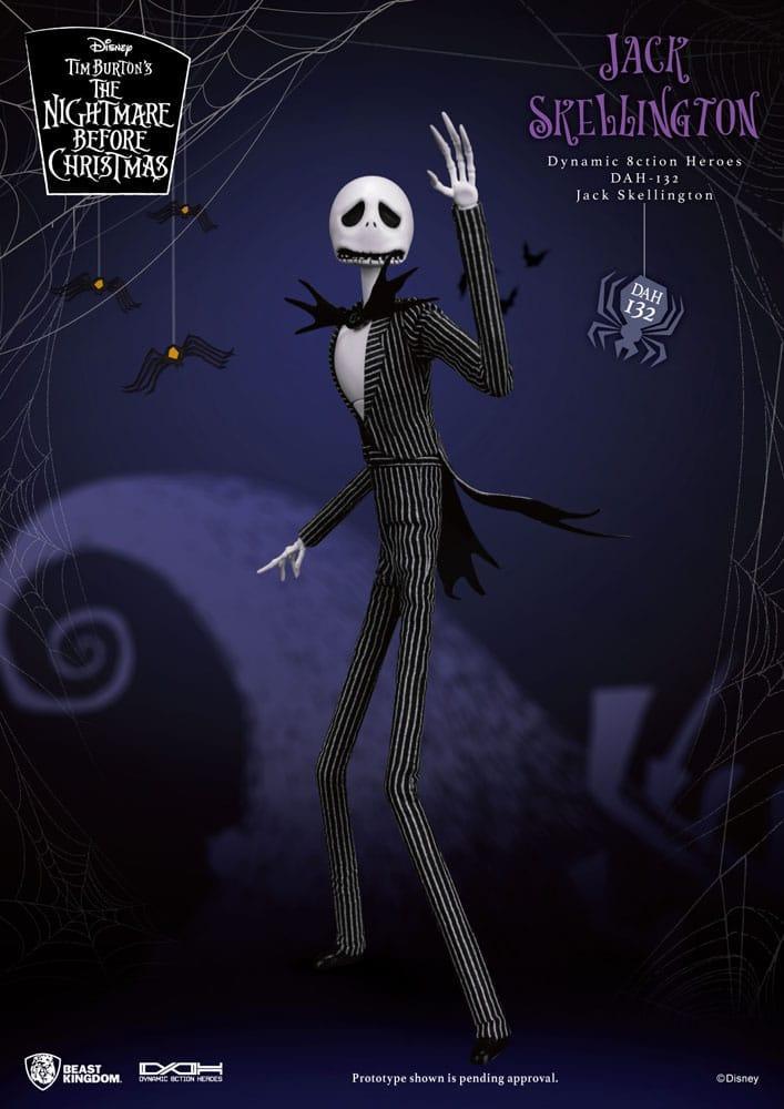 Nightmare Before Christmas Jack Skellington Dynamic 8ction Heroes Figur Beast Kingdom Toys