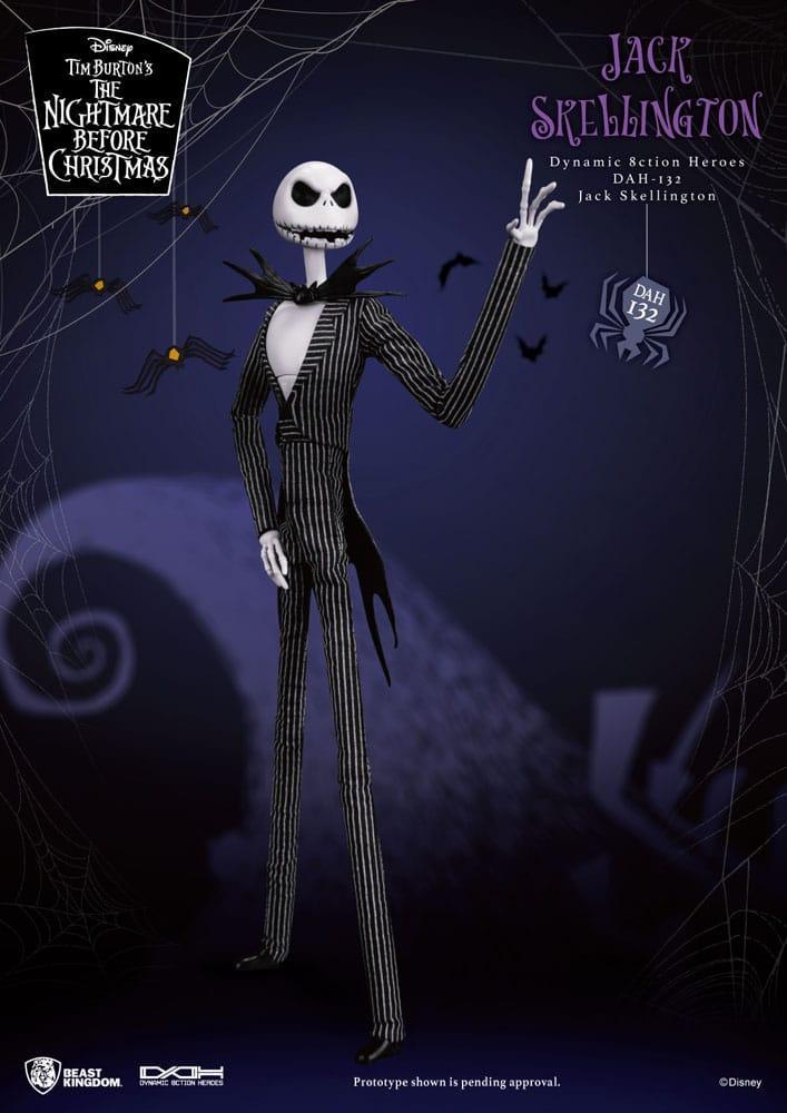 Nightmare Before Christmas Jack Skellington Dynamic 8ction Heroes Figur Beast Kingdom Toys