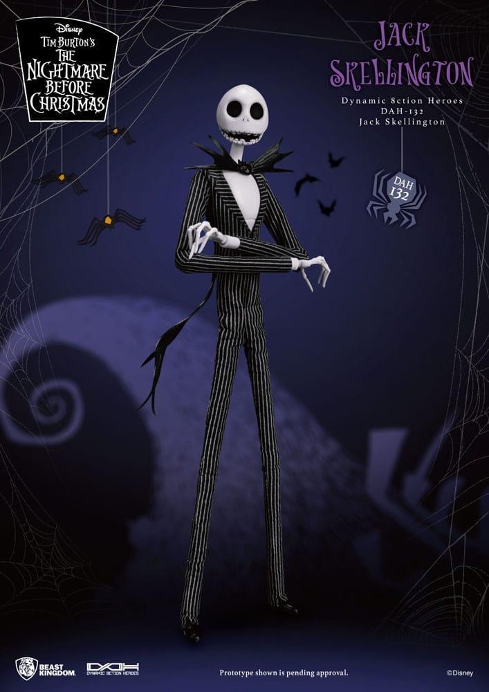 Nightmare Before Christmas Jack Skellington Dynamic 8ction Heroes Figur Beast Kingdom Toys