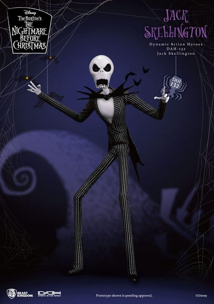 Nightmare Before Christmas Jack Skellington Dynamic 8ction Heroes Figur Beast Kingdom Toys