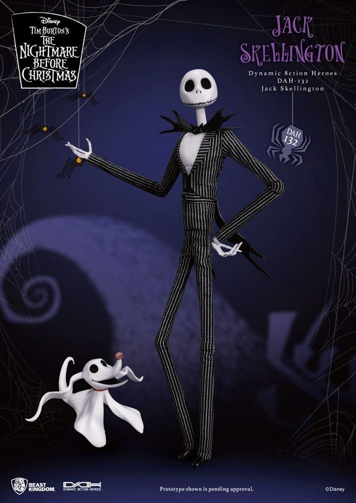 Nightmare Before Christmas Jack Skellington Dynamic 8ction Heroes Figur Beast Kingdom Toys