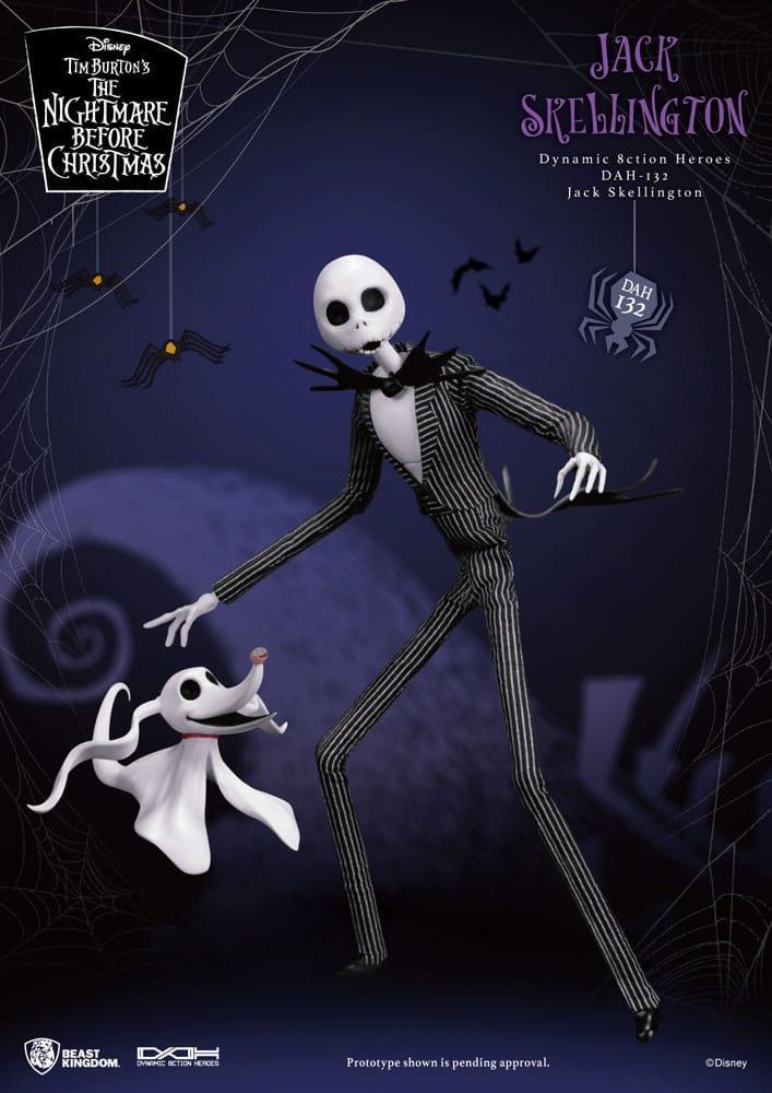 Nightmare Before Christmas Jack Skellington Dynamic 8ction Heroes Figur Beast Kingdom Toys