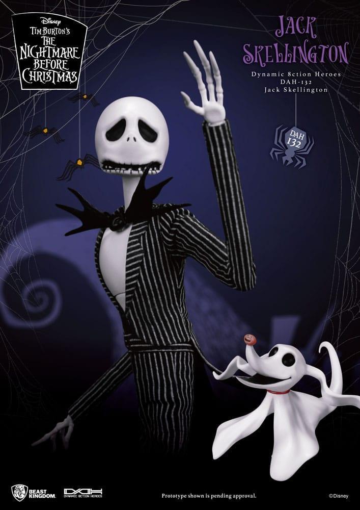 Nightmare Before Christmas Jack Skellington Dynamic 8ction Heroes Figur Beast Kingdom Toys