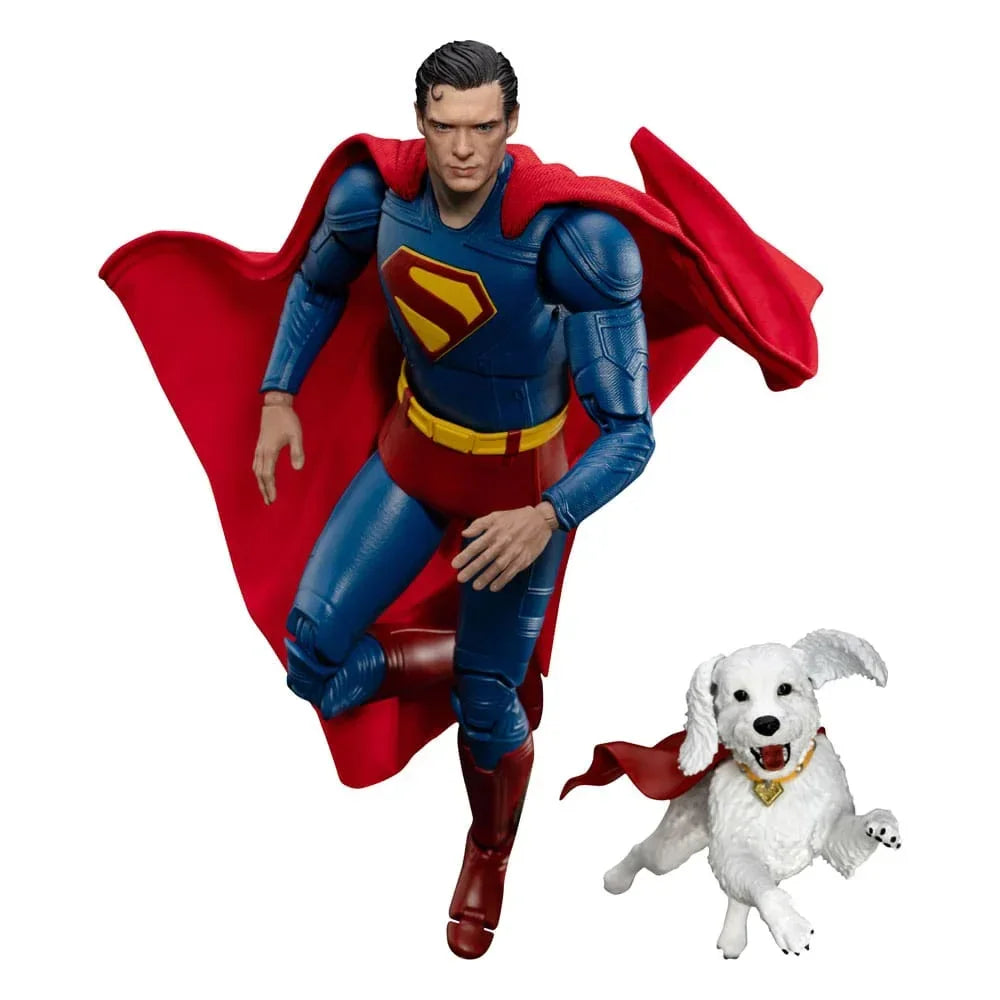 Superman (2025) Action Figur Superman & Krypto 21 cm Beast Kingdom Toys
