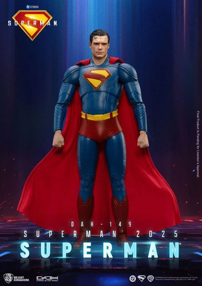 Superman (2025) Action Figur Superman & Krypto 21 cm Beast Kingdom Toys