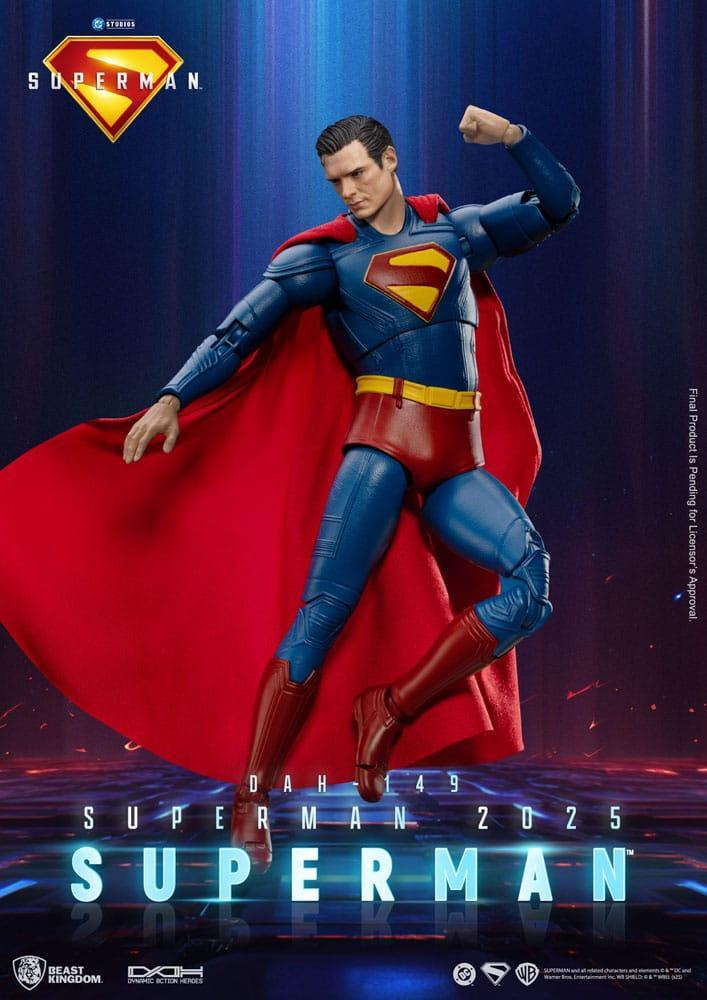 Superman (2025) Action Figur Superman & Krypto 21 cm Beast Kingdom Toys