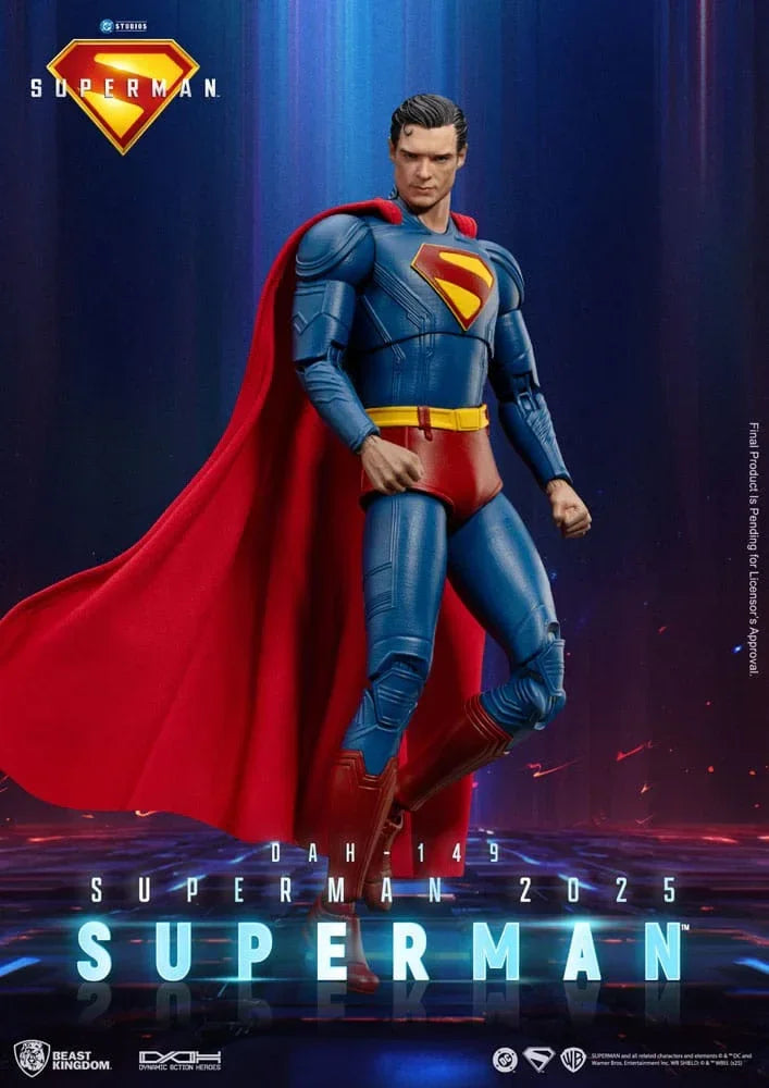 Superman (2025) Action Figur Superman & Krypto 21 cm Beast Kingdom Toys