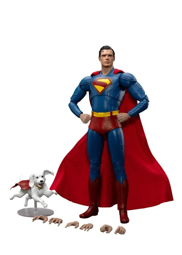 Superman (2025) Action Figur Superman & Krypto 21 cm Beast Kingdom Toys