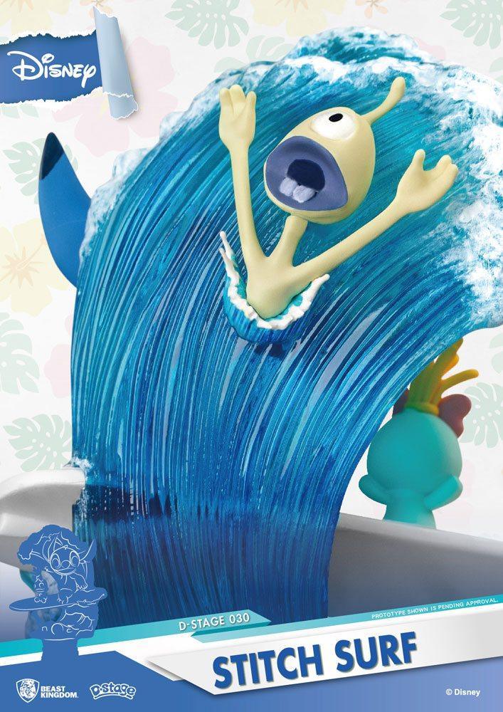 Disney Summer Series D-Stage PVC Diorama Stitch Surf 15 cm Beast Kingdom Toys