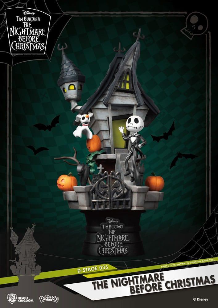 Nightmare Before Christmas D-Stage PVC Diorama Jack's Haunted House 15 cm Beast Kingdom Toys