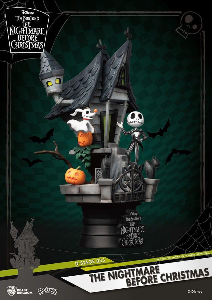 Nightmare Before Christmas D-Stage PVC Diorama Jack's Haunted House 15 cm Beast Kingdom Toys