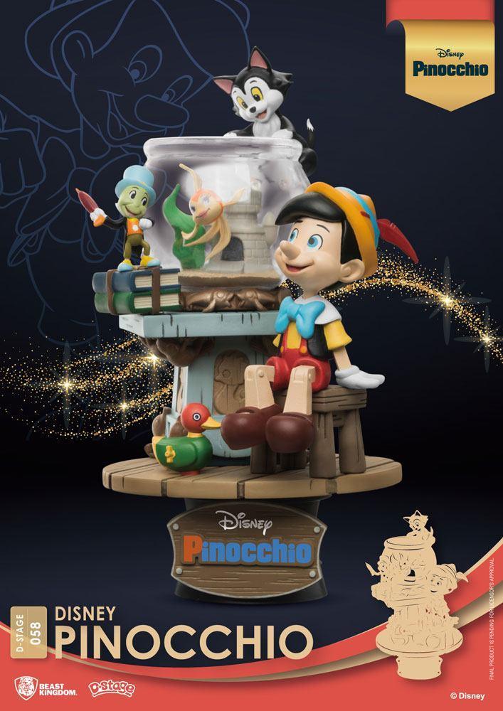 Disney Classic Animation D-Stage Diorama Pinocchio 15 cm Nerdbutiken
