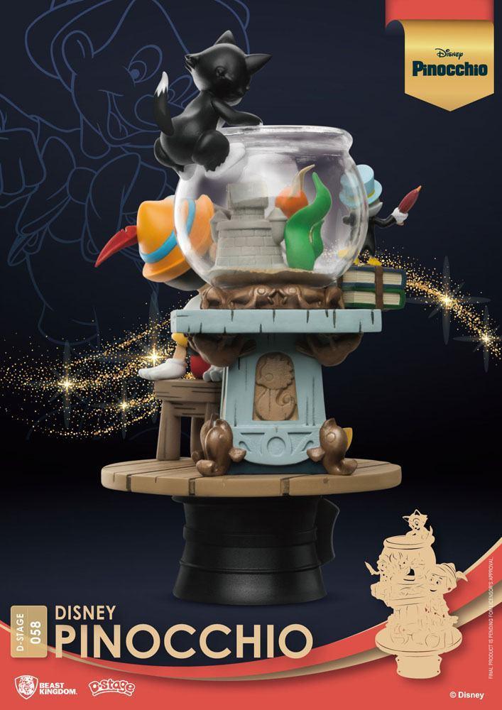 Disney Classic Animation D-Stage Diorama Pinocchio 15 cm Nerdbutiken