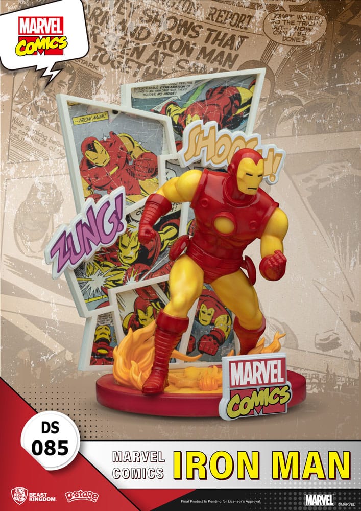 Marvel Comics D-Stage PVC Diorama Iron Man 16 cm Beast Kingdom Toys
