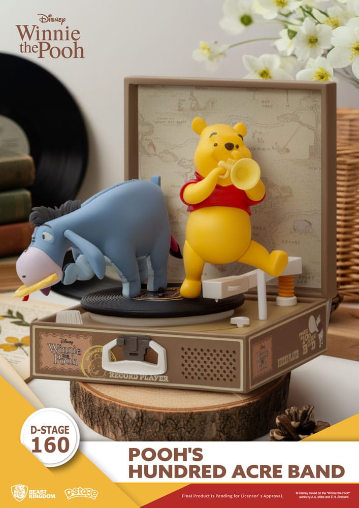 Winnie the Pooh Vinylfigur i PVC - Pooh's Hundred Acre Band 12 cm Beast Kingdom Toys