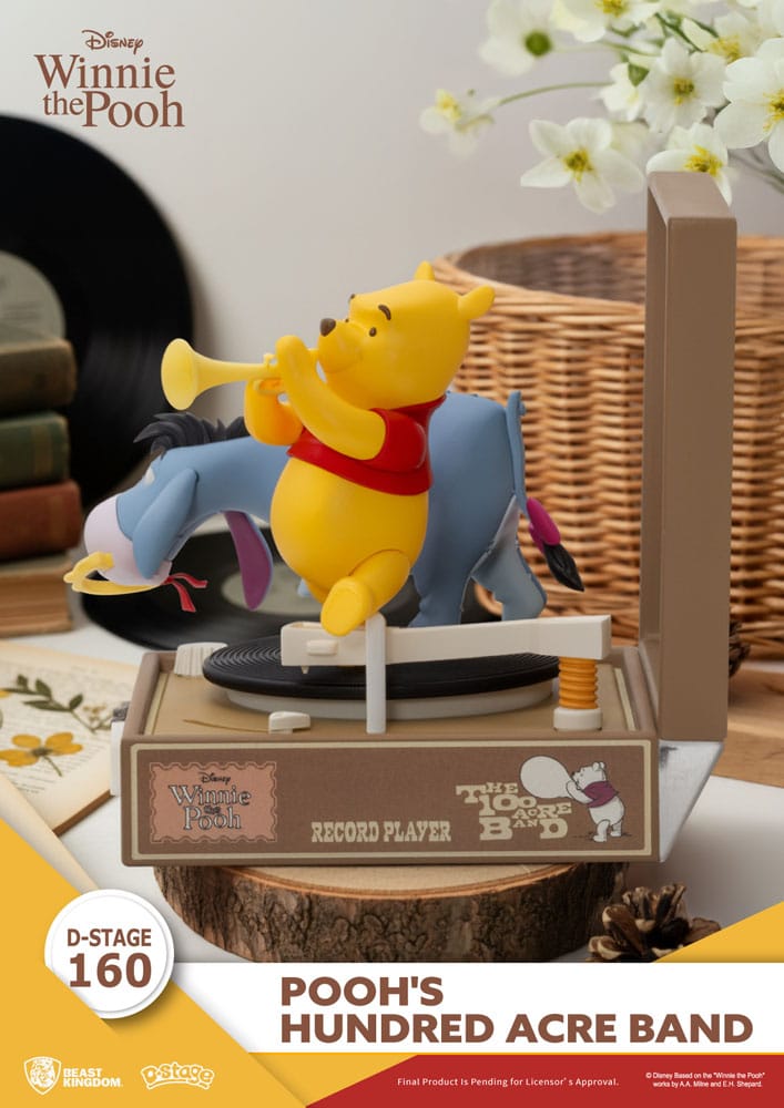 Winnie the Pooh Vinylfigur i PVC - Pooh's Hundred Acre Band 12 cm Beast Kingdom Toys