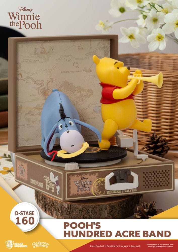 Winnie the Pooh Vinylfigur i PVC - Pooh's Hundred Acre Band 12 cm Beast Kingdom Toys
