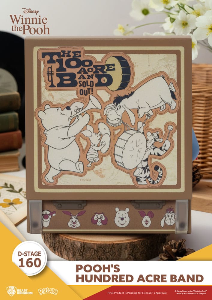 Winnie the Pooh Vinylfigur i PVC - Pooh's Hundred Acre Band 12 cm Beast Kingdom Toys