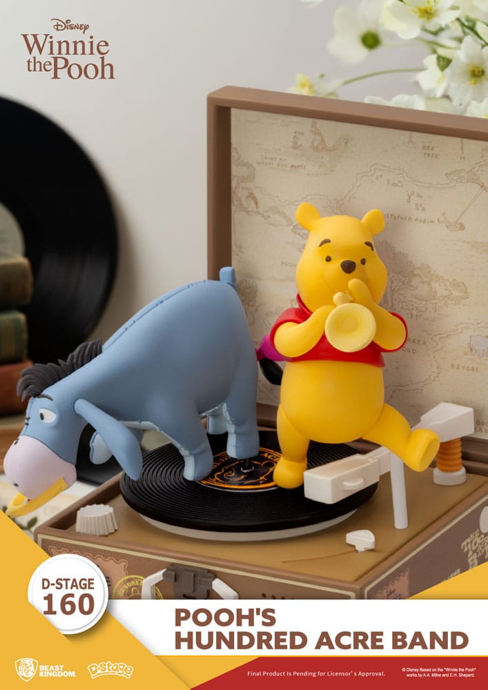 Winnie the Pooh Vinylfigur i PVC - Pooh's Hundred Acre Band 12 cm Beast Kingdom Toys