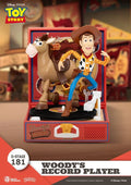 Toy Story Skivspelare Serie PVC-figur Woodys Skivspelare 13 cm Beast Kingdom Toys