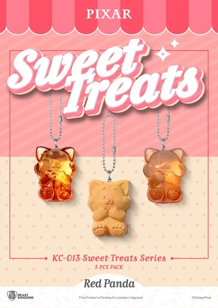 Pixar Sweet Treats Series Nyckelrings 3-Pack 4 cm Beast Kingdom Toys