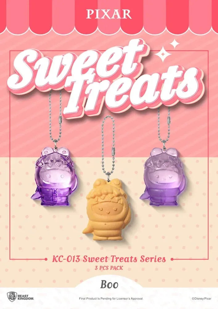 Pixar Sweet Treats Series Nyckelrings 3-Pack 4 cm Beast Kingdom Toys