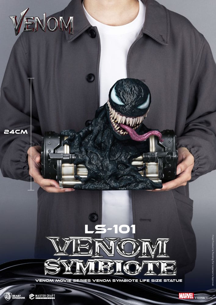 Venom Movie Series Life-Size Figur Venom Symbiote 24 cm Beast Kingdom Toys