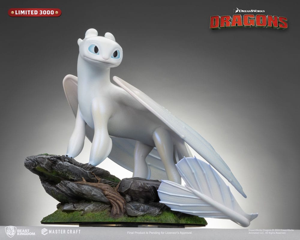 How To Train Your Dragon 3 Master Craft Statue Light Fury 29 cm Beast Kingdom Toys