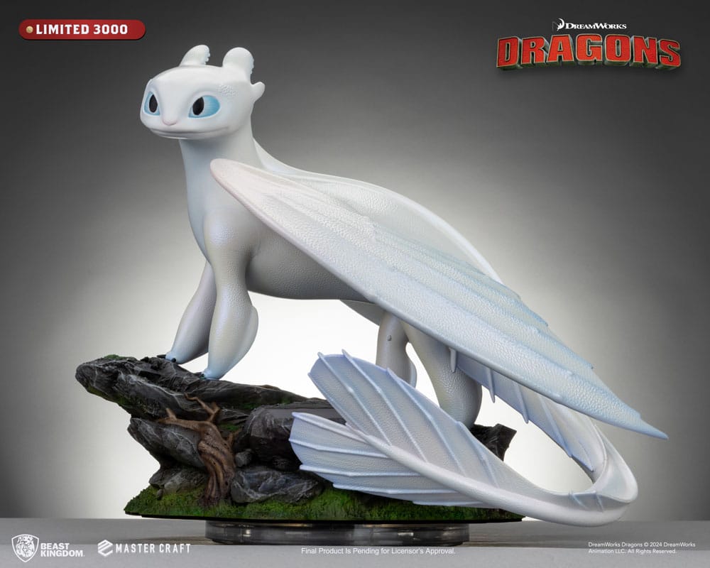 How To Train Your Dragon 3 Master Craft Statue Light Fury 29 cm Beast Kingdom Toys