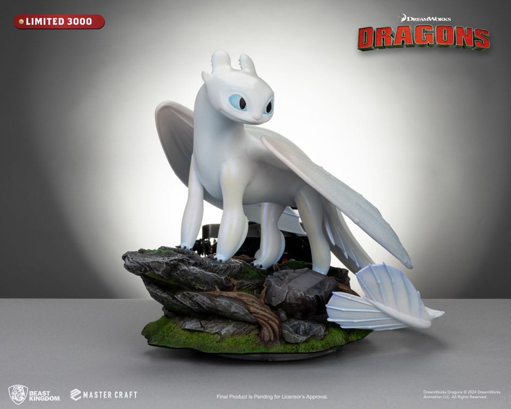 How To Train Your Dragon 3 Master Craft Statue Light Fury 29 cm Beast Kingdom Toys