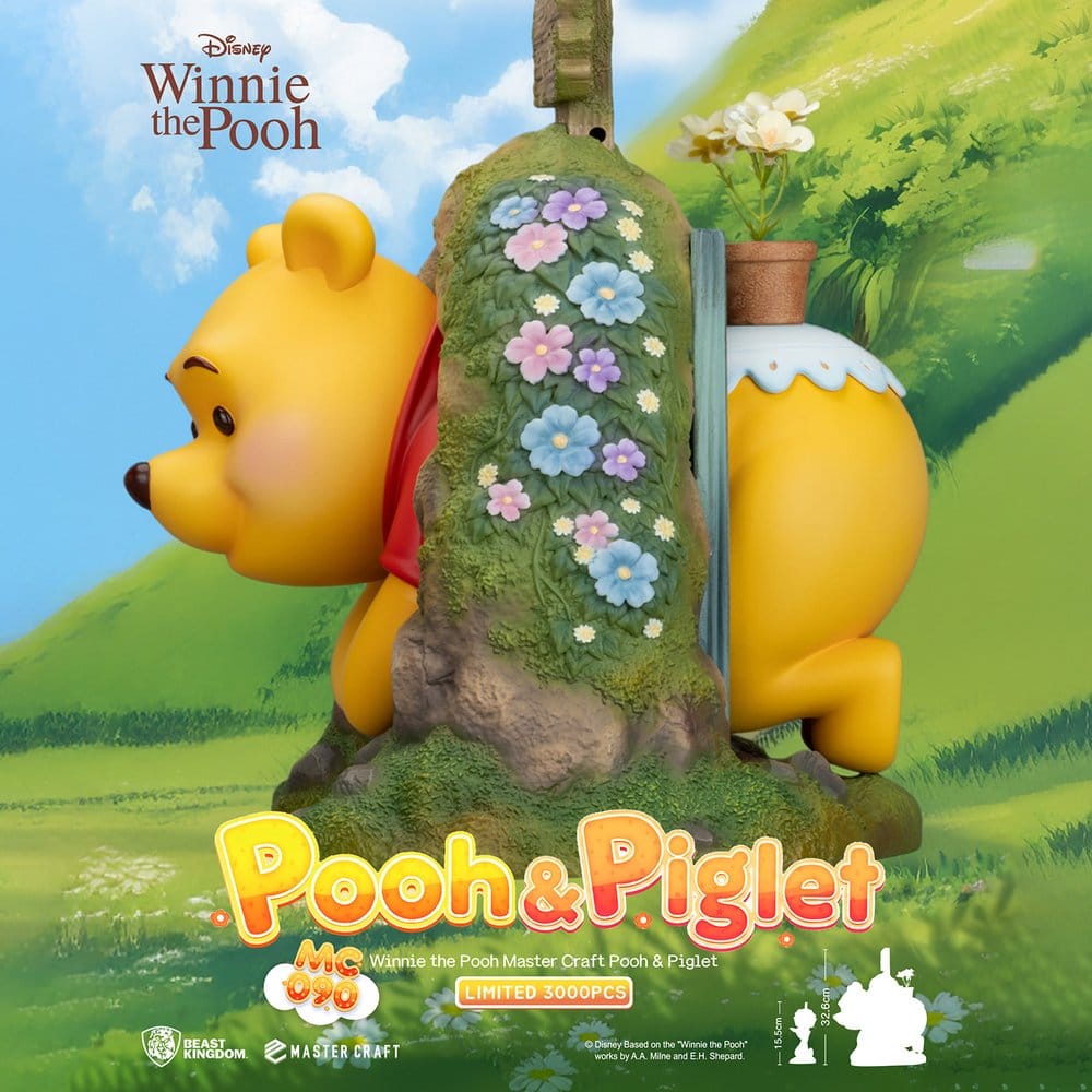 Disney Master Craft Figur Pooh & Piglet 33 cm