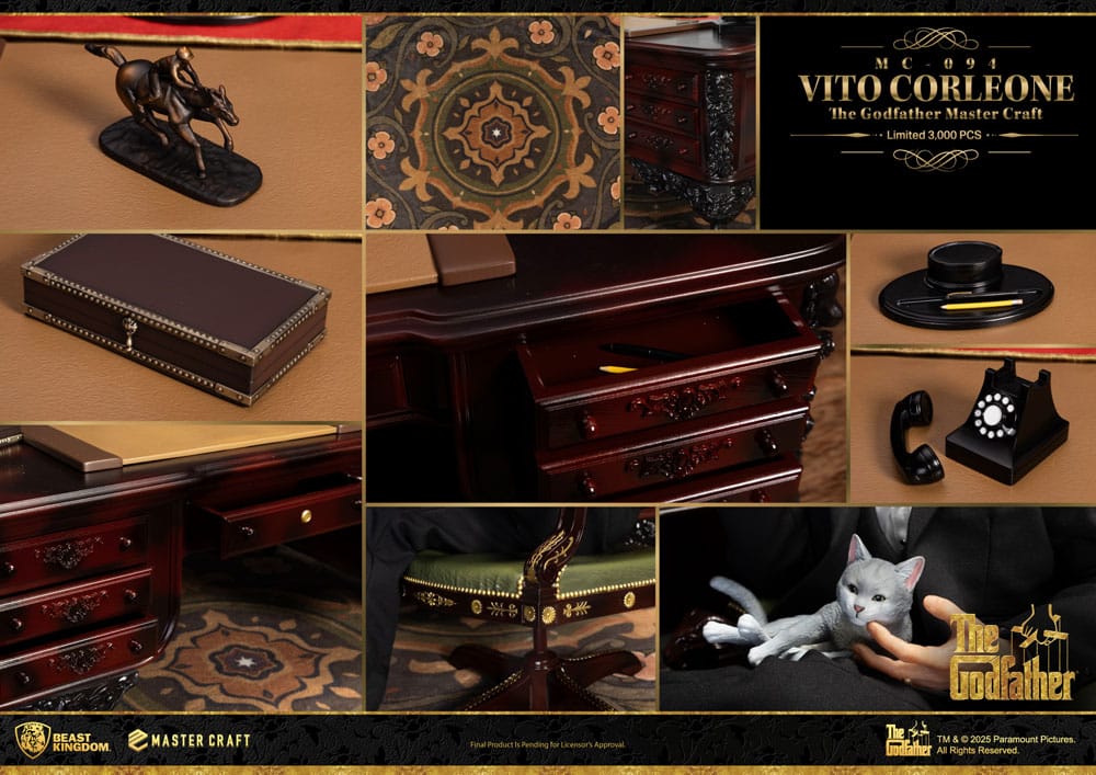 Gudfadern Master Craft Figur Vito Corleone 31 cm Beast Kingdom Toys