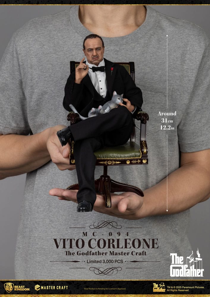 Gudfadern Master Craft Figur Vito Corleone 31 cm Beast Kingdom Toys