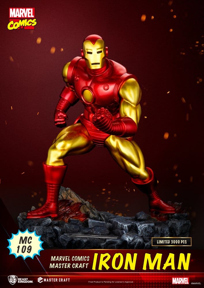Marvel Comics Master Craft Figur Iron Man 29 cm